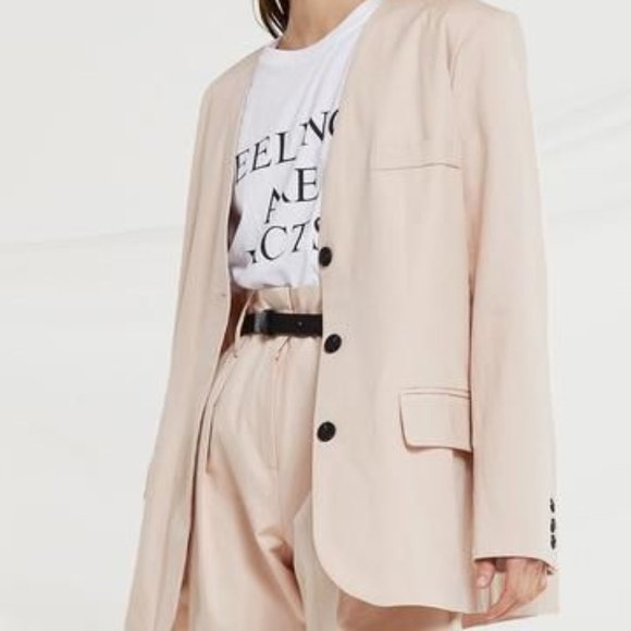 Storets Kaylie Oversized Collarless Blazer - Picture 2 of 16